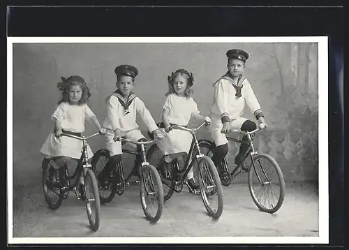 AK Leipzig-Gohlis, Fahrräder und Nähmaschinen Adalbert Poethke