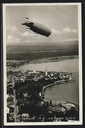 AK Luftschiff Graf Zeppelin über Friedrichshafen