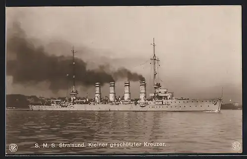 AK SMS Stralsund, Kleiner geschützter Kreuzer