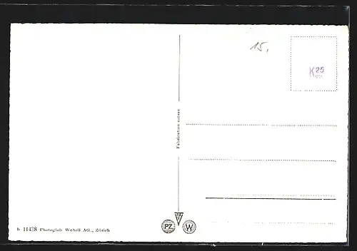 AK Zofingen, Teilansicht aus der Vogelschau