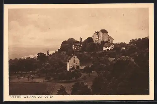 AK Wildegg, Schloss Wildegg von Osten