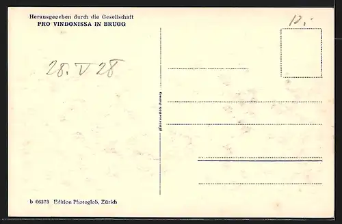 AK Brugg, Römisches Amphitheater Vindonissa