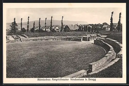 AK Brugg, Römisches Amphitheater Vindonissa