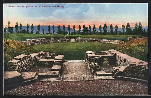 AK Brugg, Römisches Amphitheater Vindonissa