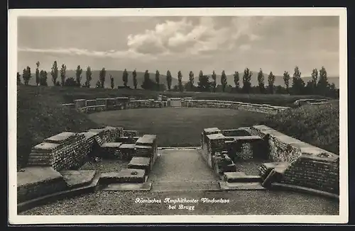 AK Brugg, Römisches Amphitheater Vindonissa