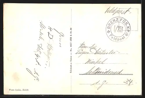 AK Solbad Zurzach, Ortsansicht mit Fluss aus der Vogelschau