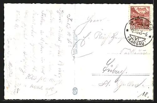 AK Wohlen, Teilansicht mit Kirche