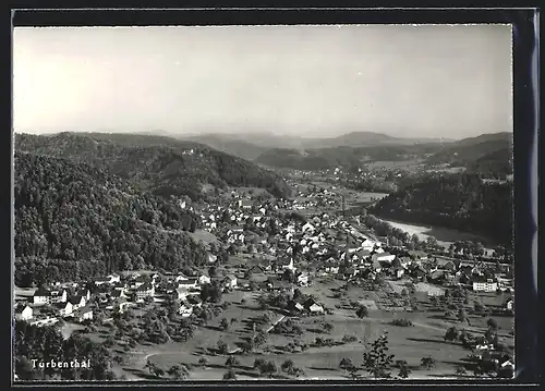 AK Turbenthal, Ortsansicht von oben