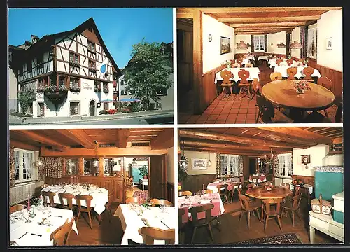 AK Lenzburg, Gasthaus zum alten Landgericht, Aavorstadt 18