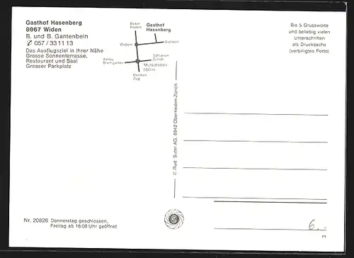 AK Widen, Am Gasthof Hasenberg