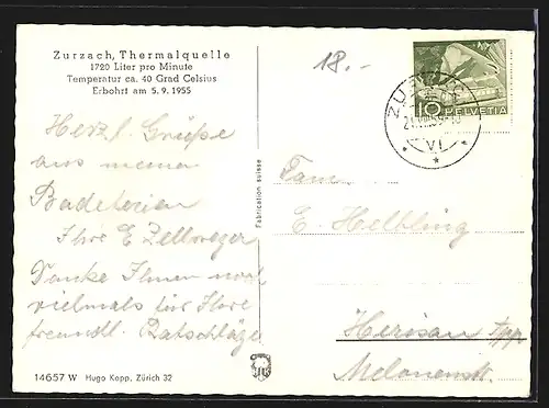 AK Zurzach, Blick in die Thermalquelle