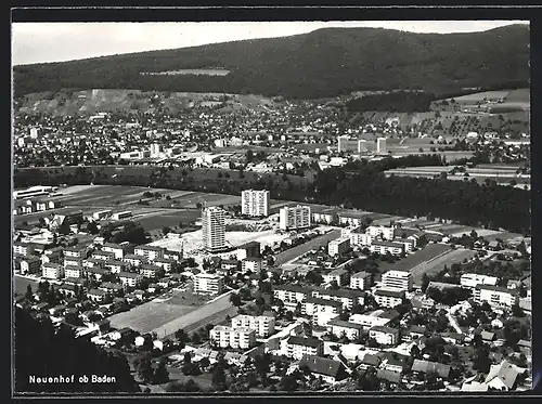 AK Neuenhof ob Baden, Ortsansicht mit Hochhaus