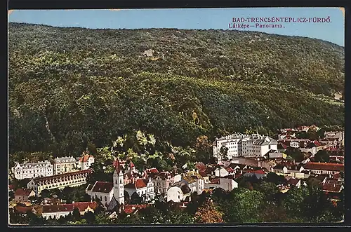 AK Bad Trencsénteplicz-Fördö, Panorama