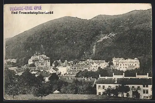 AK Bad Trencsénteplicz-fürdö, Panorama