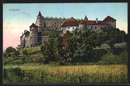AK Zvolen, Blick zur Burg