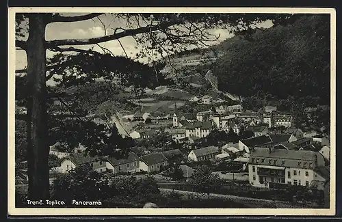 AK Trenc-Teplice, Panorama