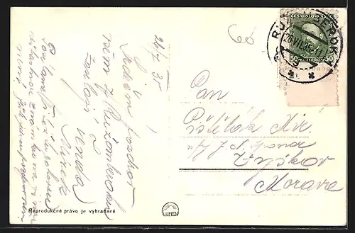 AK Ruzomberok, Generalansicht der Stadt im Tal