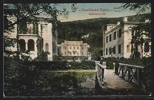 AK Trenciánské-Teplice, Kupele fürdö & Seldernové villi