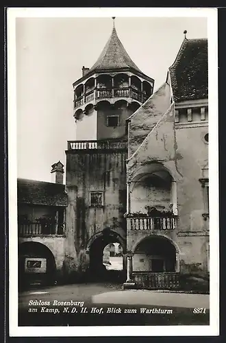 AK Rosenburg am Kamp, Schloss Rosenburg, Warthturm