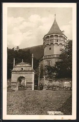 AK Rosenburg, Wartturm vom Turnierhof