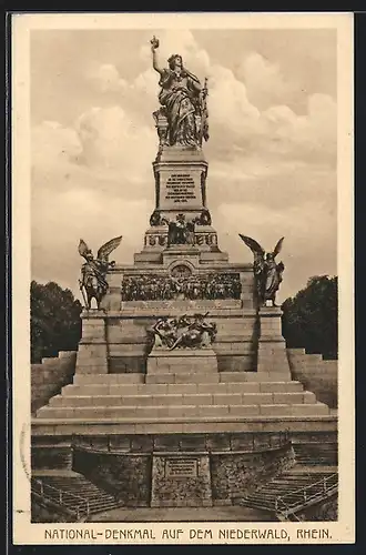 AK Rüdesheim, Niederwalddenkmal