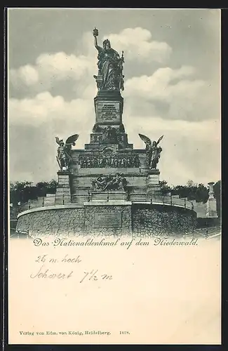 AK Rüdesheim, Niederwalddenkmal