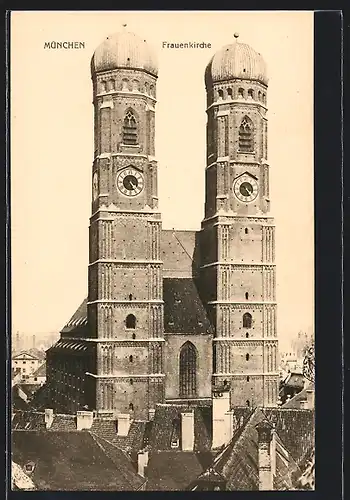 AK München, Die Frauenkirche