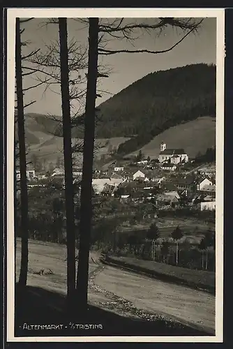 AK Altenmarkt a. d. Triesting, Teilansicht mit Kirche
