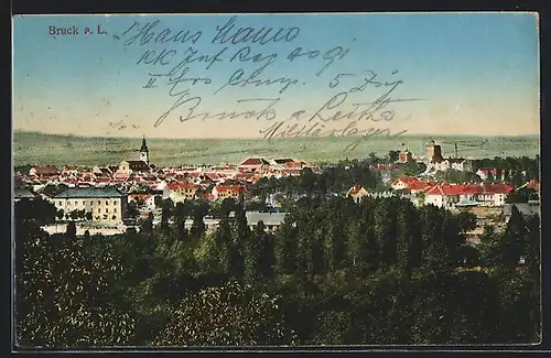 AK Bruck a. L., Ortsansicht am Tag