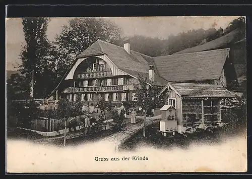 AK Gunten, Gasthof zur Krinde