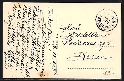 AK Arni, Ortsansicht aus der Vogelschau