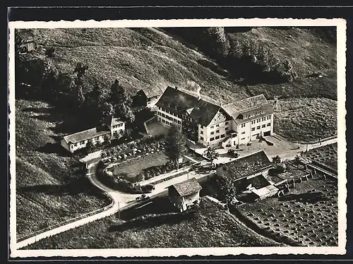 AK Toggenburg, Hotel Kurhaus Rietbad vom Flugzeug aus gesehen