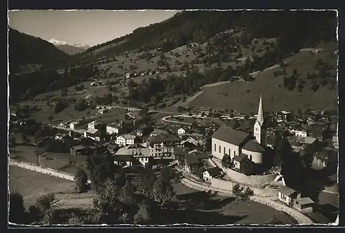 AK Fiesch, Gesamtansicht mit Weisshorn