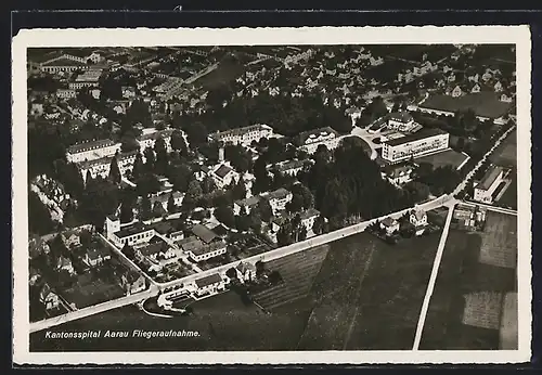 AK Aarau, Kantonsspital, Fliegeraufnahme