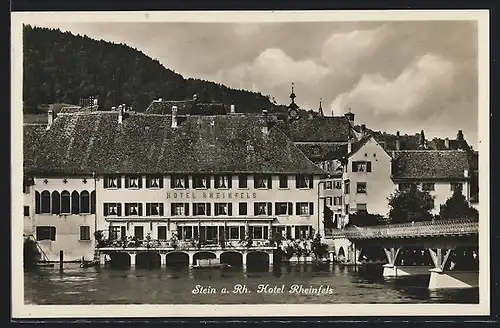 AK Stein a. Rh., Hotel Rheinfels