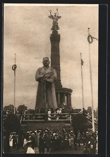 AK Berlin-Tiergarten, Der Eiserne Hindenburg, Siegessäule, Nagelung