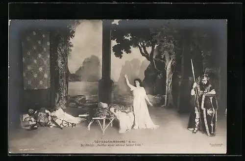 AK Bayreuth, Götterdämmerung, III. Akt, Brünhilde: Echter als er schwur keiner Eide