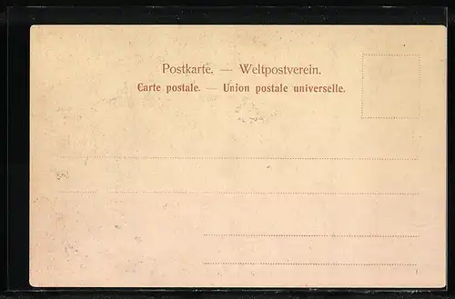 Künstler-AK Bayreuth, Parsifal, Abendmahlszene 1901