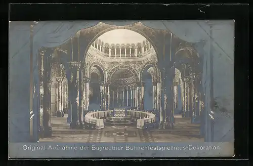 AK Bayreuth, Dekoration im Bühnenfestspielhaus