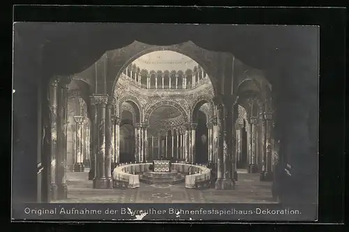 AK Bayreuth, Dekoration im Bühnenfestspielhaus