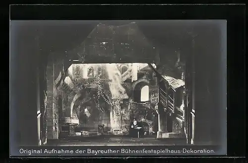 AK Bayreuth, Dekoration im Bühnenfestspielhaus