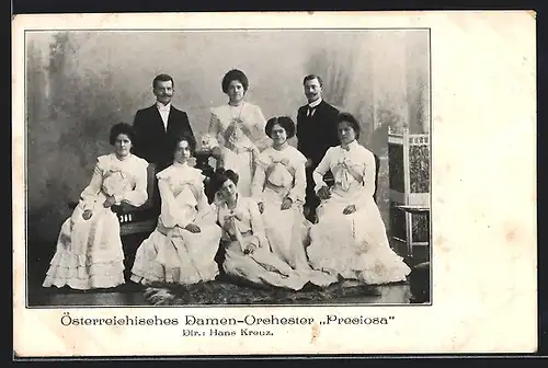AK Österreichisches Damenorchester Preciosa