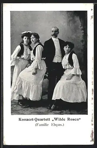 AK Konzert-Quartett Wilde Rosen, Familie Elspas