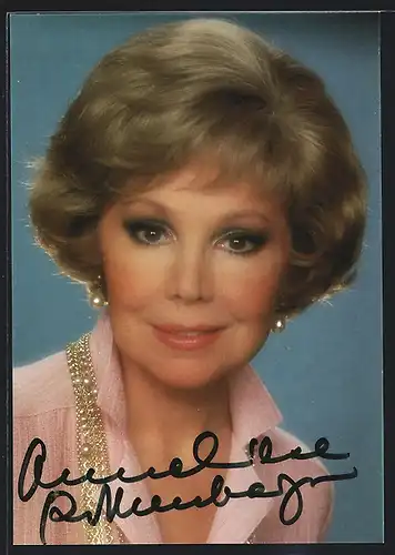 AK Opernsängerin Anneliese Rothenberger, mit original Autograph