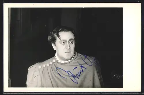 AK Opernsänger Kurt Böhme, mit original Autograph