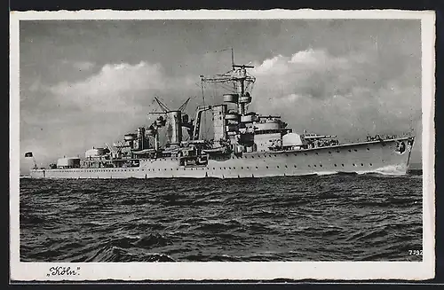 AK Leichter Kreuzer Köln der Kriegsmarine