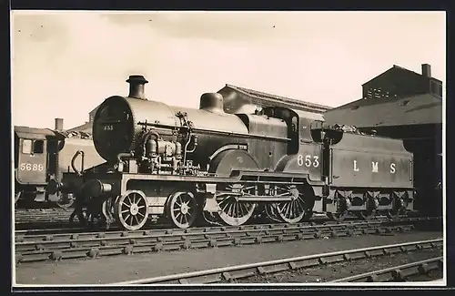 AK Dampflokomotive No. 653 der LMS