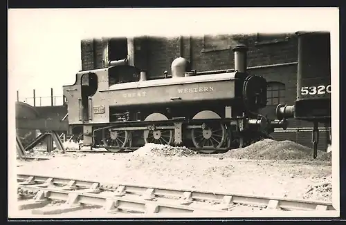 AK Englische Eisenbahn-Lokomotive der Great Western Railway