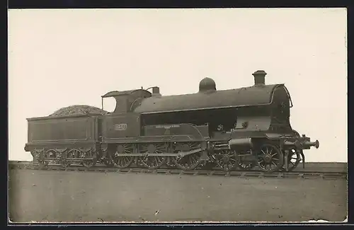 AK Englische Eisenbahn-Tender-Lokomotive mit Nr. 1361