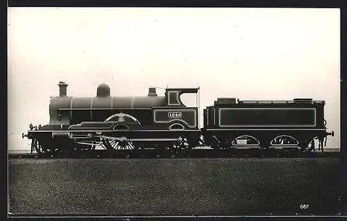 AK Englische Eisenbahn-Tender-Lokomotive mit Nr. 1942